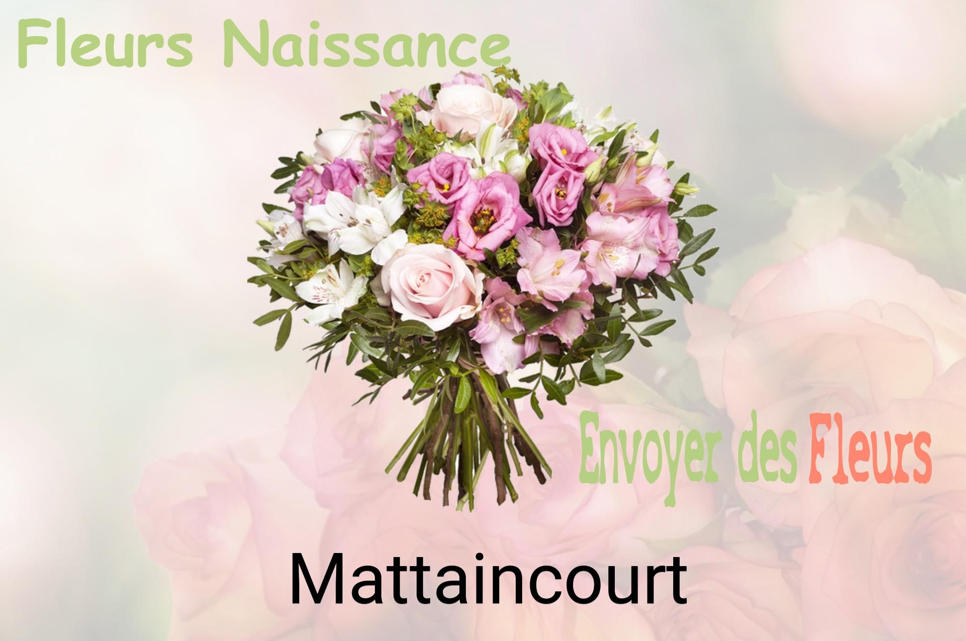 Bouquet de fleurs de naissance livré à Mattaincourt